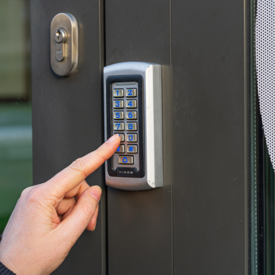 Garage Door Enhances Home Security